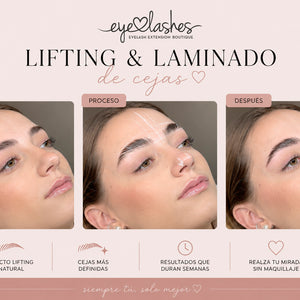 Lifting de Pestañas + Laminado de Ceja
