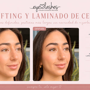 Lifting de Pestañas + Laminado de Ceja